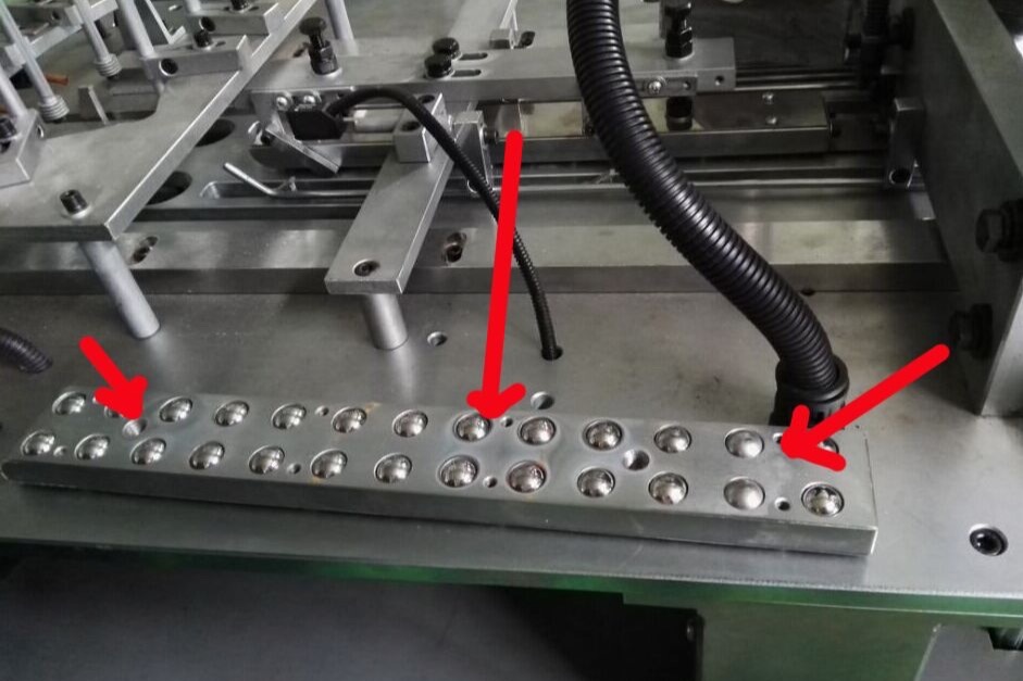 Paper cup machine feeding system detail for spare parts planning