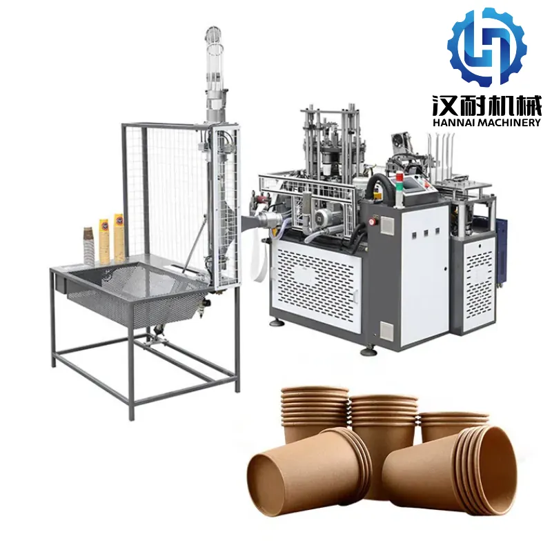 Paper cup machine used to plan VFD and motor drive troubleshooting