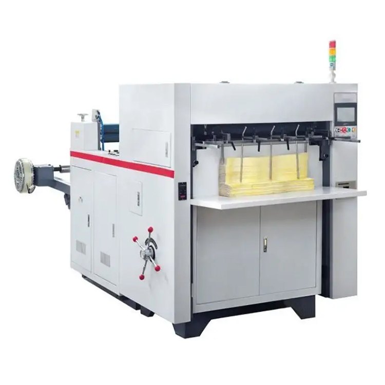 Die cutting machine side view